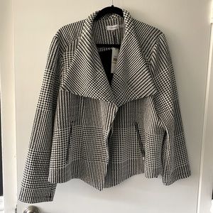NWT Calvin Klein Houndstooth Jacket size 2XL
